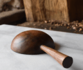 Large walnut scoop 1