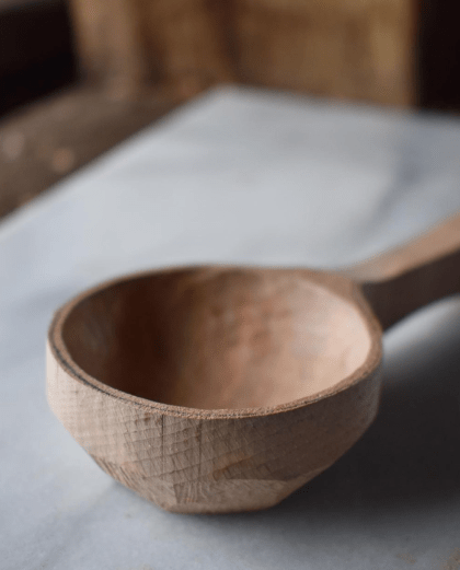 large scoop spoon beech 3